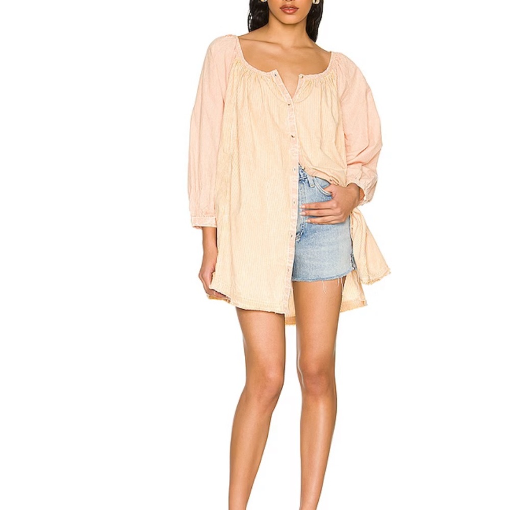 -‎ NWT Oxford Swing Tunic in Golden Combo
Free People